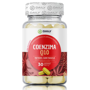 Suplemento Coenzima Q10 Mastigável 1000mg 30 Comprimidos Daily Nutrition