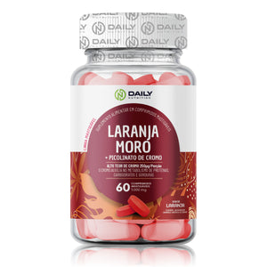 Suplemento Laranja Moro c/ Picolinato de Cromo 100mg 60 Comprimidos Daily Nutrition