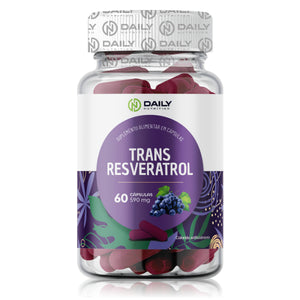 Suplemento Trans Resveratrol 590mg 60 Cápsulas Daily Nutrition