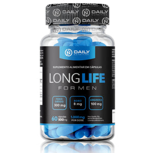 Suplemento Long Life For Men 500mg 60 Cápsulas